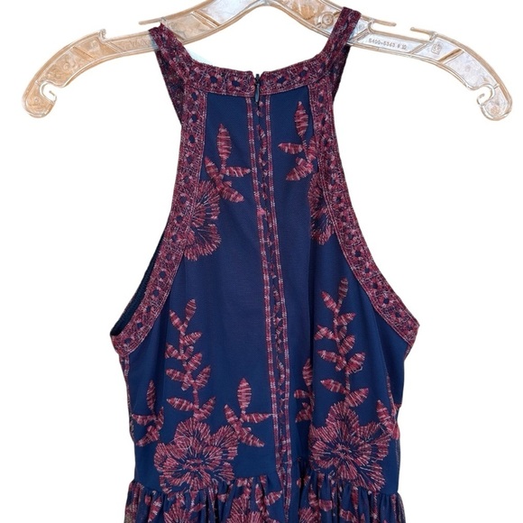 Altard State Embroidered Halter Sleeveless Maxi Dress, Small - Picture 8 of 13